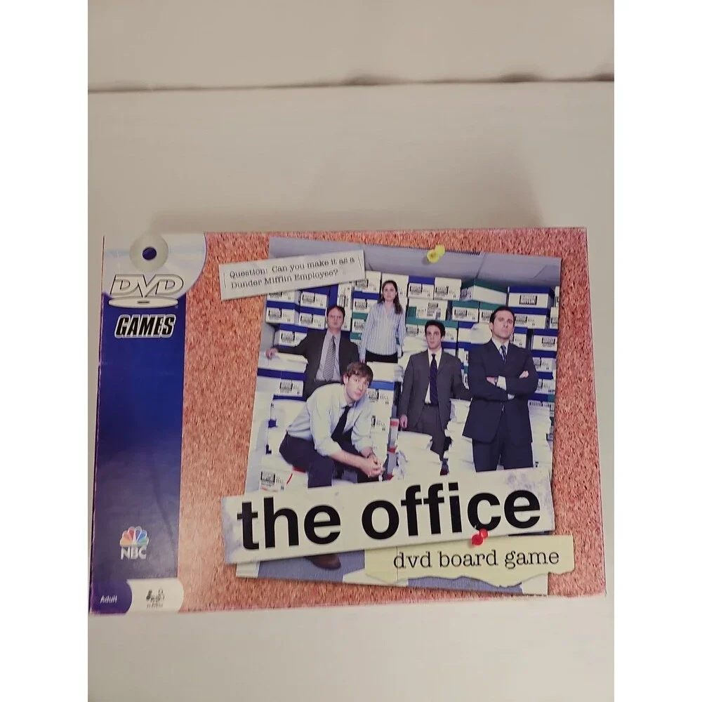 The Office DVD Board Game NBC Dunder Mifflin Complete 2-6 Players Adult
